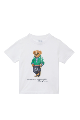 Polo Bear Print Logo T-Shirt